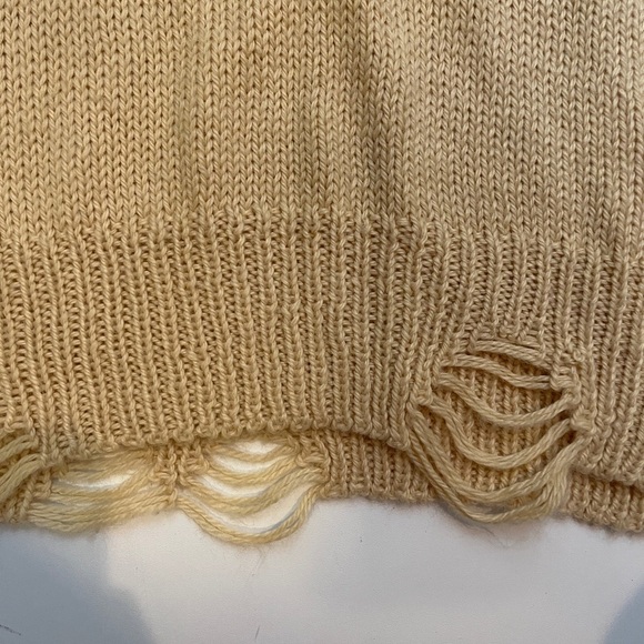 Wildfox Cat Face Whiskers Peach Sweater sz S - Picture 6 of 9